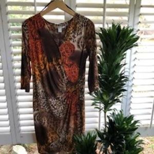 AA Studio AA Printed Wrap Dress